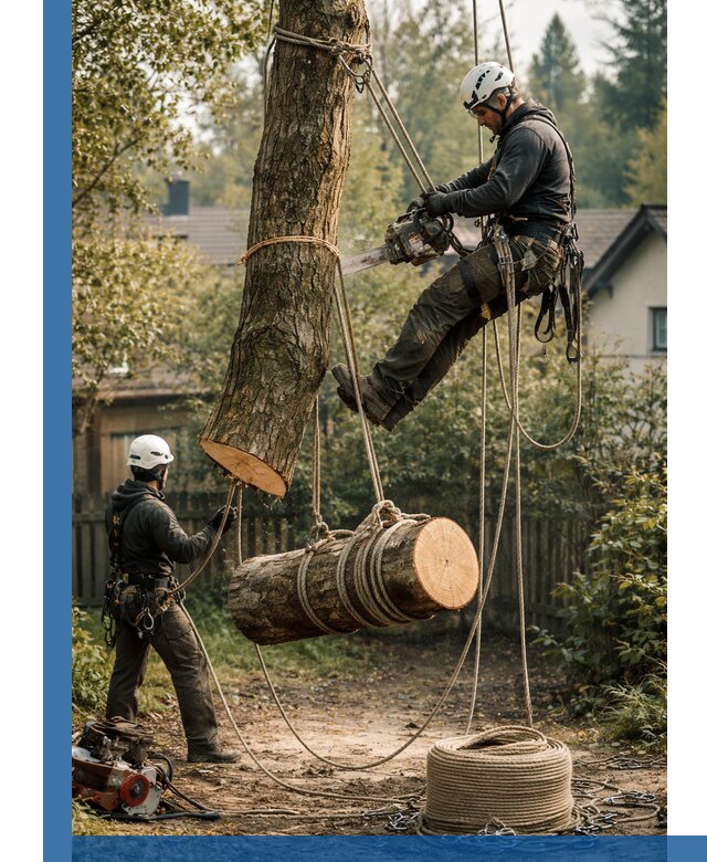Валка деревьев частями в Петропавловске-Камчатском, безопасно и аккуратно