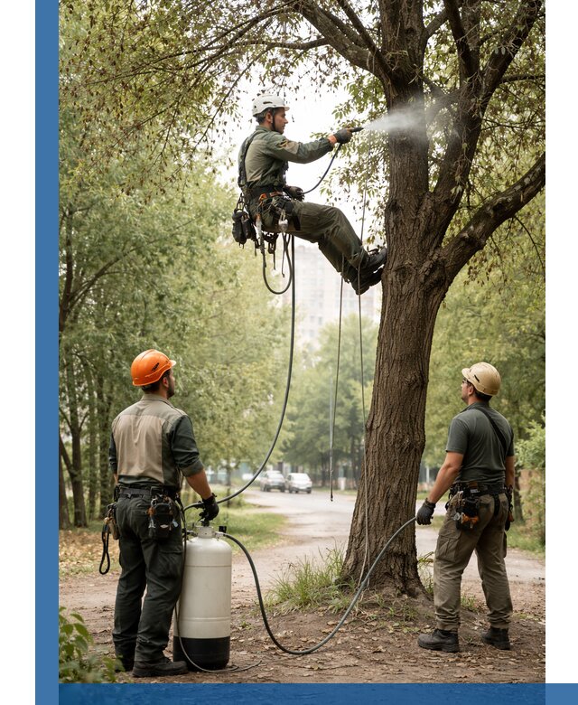 Обработка деревьев от вредителей в Петропавловске-Камчатском профессиональная защита