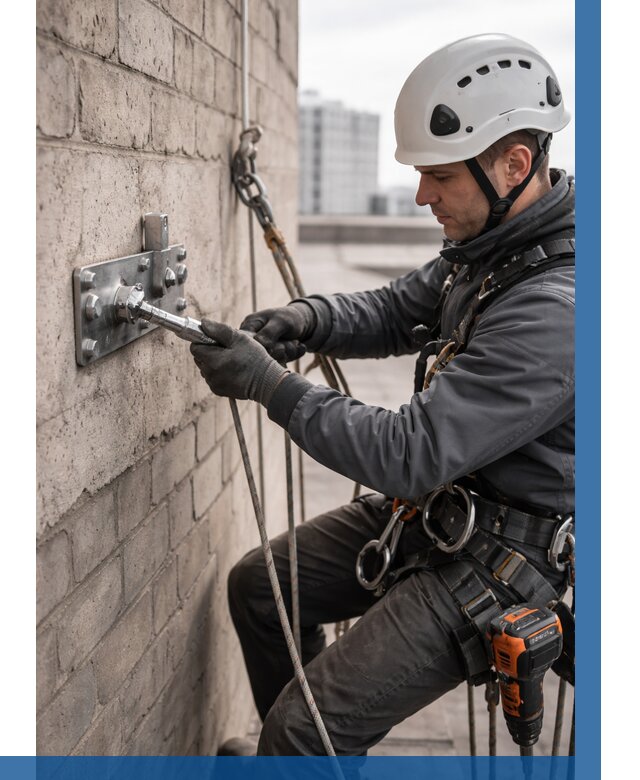 Установка анкерных точек в Петропавловске-Камчатском от 3626 р. | ВЫСОТНИК-Птк