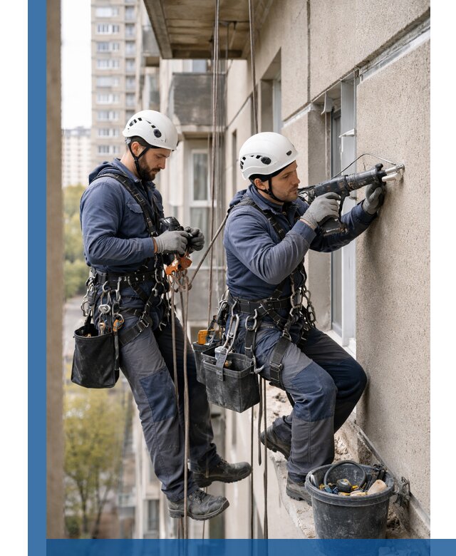 Промышленные альпинисты высотные работы и монтаж в Петропавловске-Камчатском